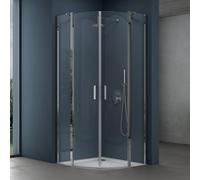 doporro Cabine de Douche Quart de Cercle 100x100x195cm