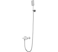 doporro Colonne de Douche ou de Baignoire Blanc Robinet Mitigeur Mélangeur Robinetterie Design