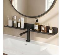doporro Étagère de Lavabo Murale, Étagère de Salle de Bain au-Dessus du Robinet Gris, Forme U, Support de Rangement, Reglo-17