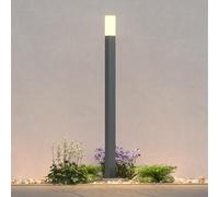 doporro Lampe Extérieure sur Pied 3W avec LED Lampe de Chemin Jardin Étanche IP65 3000K Light Extérieure Gris 80cm Design Deus Lumina