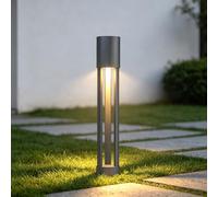 doporro Lampe LED sur Pied Extérieure 10W avec LED Lampe Jardin Étanche IP65 3000K Light Extérieure Gris 70cm Design NeoForge
