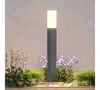 doporro Lampe LED sur Pied Extérieure 3W avec LED Lampe Jardin Étanche IP65 3000K Light Extérieure Gris 40cm Design Deus Lumina