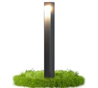 doporro Lampe Extérieure sur Pied LED 5W Gris Lampe de Chemin Jardin 60cm