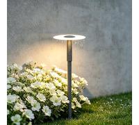 doporro Lampe LED sur Pied Extérieure 6W avec LED Lampe Jardin Étanche IP65 3000K Light Extérieure Gris 80cm Design StellaeLights