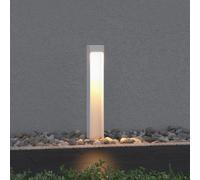 doporro Lampe LED sur Pied Extérieure 5W avec LED Lampe Jardin Étanche IP65 3000K Light Extérieure Blanc 6x6x40cm Design BaldersLights