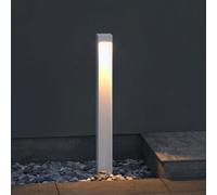 doporro Lampe LED sur Pied Extérieure 5W avec LED Lampe Jardin Étanche IP65 3000K Light Extérieure Blanc 6x6x60cm Design BaldersLights