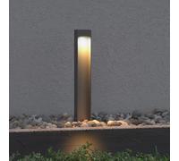 doporro Lampe LED sur Pied Extérieure 5W avec LED Lampe Jardin Étanche IP65 3000K Light Extérieure Gris 6x6x40cm Design BaldersLights