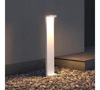 doporro Lampe LED sur Pied Extérieure 6W avec LED Lampe Jardin Étanche IP65 3000K Light Extérieure Blanc 10x6x60cm Design LumaTorch
