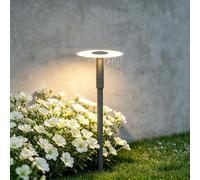 doporro Lampe LED sur Pied Extérieure 6W avec LED Lampe Jardin Étanche IP65 3000K Light Extérieure Gris 80cm Design StellaeLights