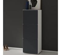 doporro Meuble à Chaussures 45x120cm Armoire à Chaussures 6 Compartiments