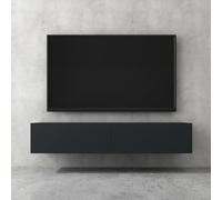 doporro Meuble TV Bas 160x40,2x30cm Armoire TV avec Portes
