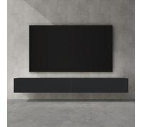 doporro Meuble TV Bas 240x40,2x30cm Armoire TV avec Portes