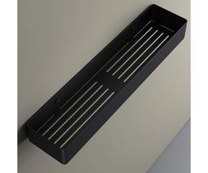 doporro Panier de Bain ou de Douche Noir Mat Rangement à Suspendre étagère de Douche