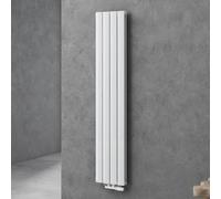 doporro Radiateur pour Chauffage Central 160x31cm Radiateur à Eau Chaude Panneau Double Couches Vertical Blanc FV