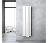 doporro Radiateur pour Chauffage Central 160x46cm Radiateur à Eau Chaude Panneau Double Couches Vertical Blanc
