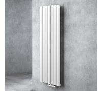doporro Radiateur pour Chauffage Central 160x54cm Radiateur à Eau Chaude Panneau Monocouche Design Vertical Blanc FV