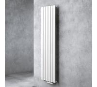 doporro Radiateur pour Chauffage Central 180x46cm Radiateur à Eau Chaude Panneau Monocouche Design Vertical Blanc FV