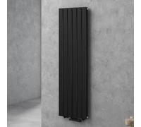 doporro Radiateur pour Chauffage Central 160x46cm Radiateur à Eau Chaude Panneau Double Couches Vertical Noir-Gris FV