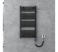 doporro Radiateur Sèche-Serviette Eau Chaude 100x50cm avec Résistance