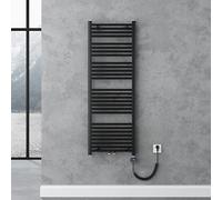 doporro Radiateur Sèche-Serviette Eau Chaude 140x50cm avec Résistance