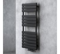 Radiateur de salle de bain SOGOOD 120x50cm noir-gris à eau chaude