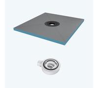 doporro Receveur à Carreler Recoupable sur Mesure 90x100x4cm Bac à Douche