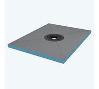doporro Receveur à Carreler Recoupable sur Mesure pour Douche Bac de Douche avec Pente Intégrée 75x100x4cm Design XPS