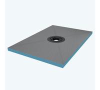 doporro Receveur à Carreler Recoupable sur Mesure pour Douche Bac de Douche avec Pente Intégrée 80x120x4cm Design XPS