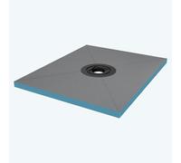 doporro Receveur à Carreler Recoupable sur Mesure pour Douche Bac de Douche avec Pente Intégrée 80x100x4cm Design XPS