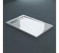 doporro Receveur de Douche Rectangulaire Extra Plat 80x90x5cm Bac à Douche
