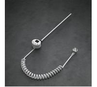 doporro Résistance pour Radiateur Blanc Élément Chauffant pour Sèche-Serviette de Salle de Bain 800W avec Contrôleur de Température