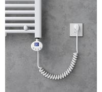 doporro Résistance pour Radiateur Blanc Élément Chauffant Sèche-Serviette | Salle de Bain, 6000W, avec Contrôleur de Température, Heizstab-02