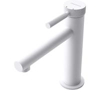 doporro Robinet mitigeur blanc mat pour lavabo ou vasque design 18,1cm