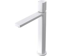 doporro Robinet Mitigeur Blanc pour Lavabo ou Vasque de Salle de Bain 30,9 cm Design Minimaliste