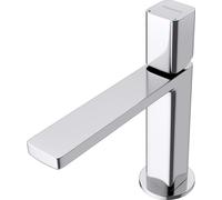 doporro Robinet Mitigeur Chromé pour Lavabo ou Vasque de Salle de Bain 19,6 cm Design Minimaliste
