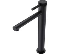 doporro Robinet mitigeur noir mat pour vasque à poser design 30,5cm