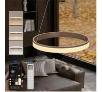 doporro Suspension Luminaire LED Dimmable Lampe Plafond Café 30W Lustre Réglable Éclairage Suspendu Intérieur Luvina02