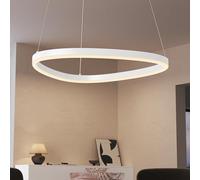 doporro Suspension Luminaire LED Éclairage Suspendu Intérieur 16W Blanc | Dimmable, 3000K-6000K, Lustre, Réglable, avec Télécommande, Salon, Chambre, Salle à Manger, Alivetta7287