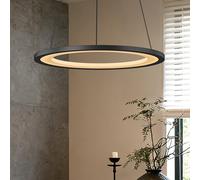 doporro Suspension Luminaire LED Éclairage Suspendu Intérieur 20W Noir
