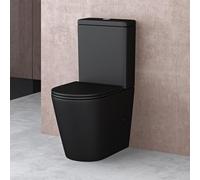 doporro WC design Stand108T avec système d'abaissement automatique Softclose 36 x 63 x 82 cm Anthracite