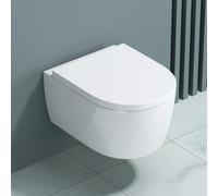 doporro WC toilette suspendu abattant silencieux lunette de WC de WC Aachen106 48x35,5x25cm