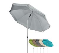 Doppler Parasol Active Tilt Ø 200 cm - système coulissant automatique pratique, réglable en hauteur, protection UV SPF 50+, polyester résistant aux intempéries, armature en acier argenté