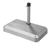 Doppler Socle béton Argent, 20 kg, pied de parasol compact 49x28x7,5 cm