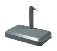 Doppler Socle en béton pour Balcon, 20 kg - pour des diamètres de Tuyau de 25 à 32 mm - Noir