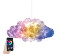 Dopsyesn Lumière LED Nuage Lumineux, Lumière Nuage Flottant Cartoon au Plafond de la Chambre, Éclairage et Décoration Multifonctionnels pour la Chambre de Bébé pour Adultes Adolescents et Amis