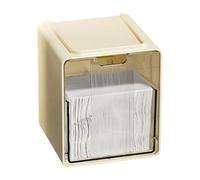 Dopsyesn Porte-coton-tige | Organiseur transparent anti-poussière avec tiroir,Distributeur de cotons ronds,pour coiffeuse meuble tiroir étagère murale dressing chambre institut spa