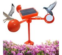 Dopsyesn Repulsif Oiseaux Solaire Rotation 360 Degrés | Épouvantail Anti-Oiseaux pour Contrôle des Nuisibles,Dispositif Étanche Anti-Pigeons pour Jardin Toit Camping Pelouse Cour Hangar Terrasse