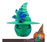 Doqeou Chapeau de Sorcière Objet de Collection Effrayant en Impression 3D | Figurine Sorcière pour Maison Pour Chevet Chambre Salle de ppartement Propriétaires