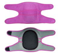 Dorccsi Genouillères, 1 Paire, Rose Rouge, Respirantes, antidérapantes, avec Double Sangle, pour Femme, pour Le Nettoyage de la Maison, Le Nettoyage des sols, Le Sport, Le Jardinage