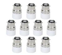 Dorccsi Lot de 10 adaptateurs d'ampoule B22 vers E14 LED à vis pour ampoule à vis B22 vers E14